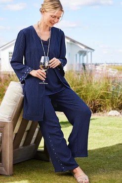 New Oceo Gauze Wide-Leg Pants Pants