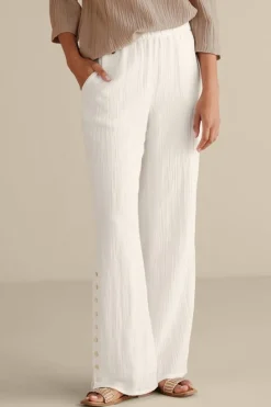 New Oceo Gauze Wide-Leg Pants Pants