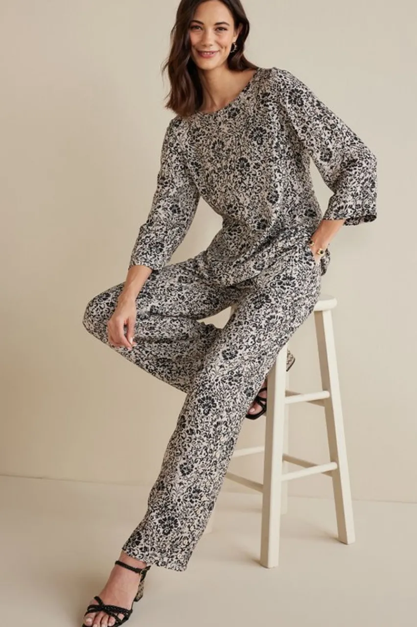 New Oceo Gauze Wide-Leg Pants Pants