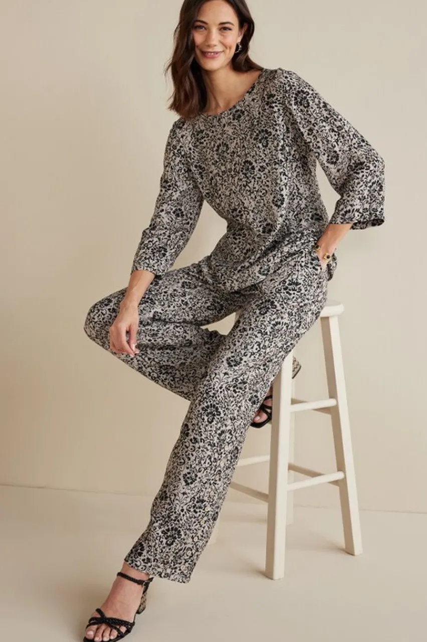 New Oceo Gauze Wide-Leg Pants Pants