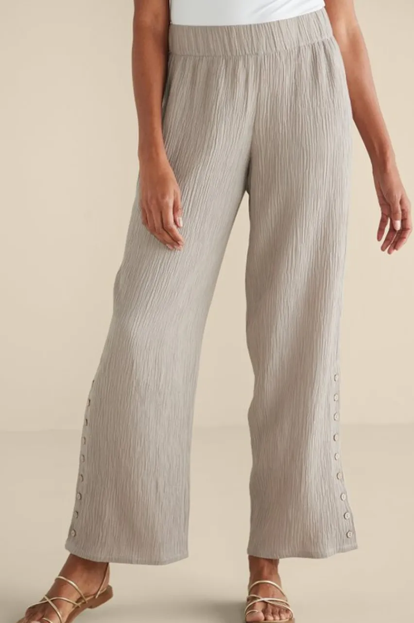 New Oceo Gauze Wide-Leg Pants Pants