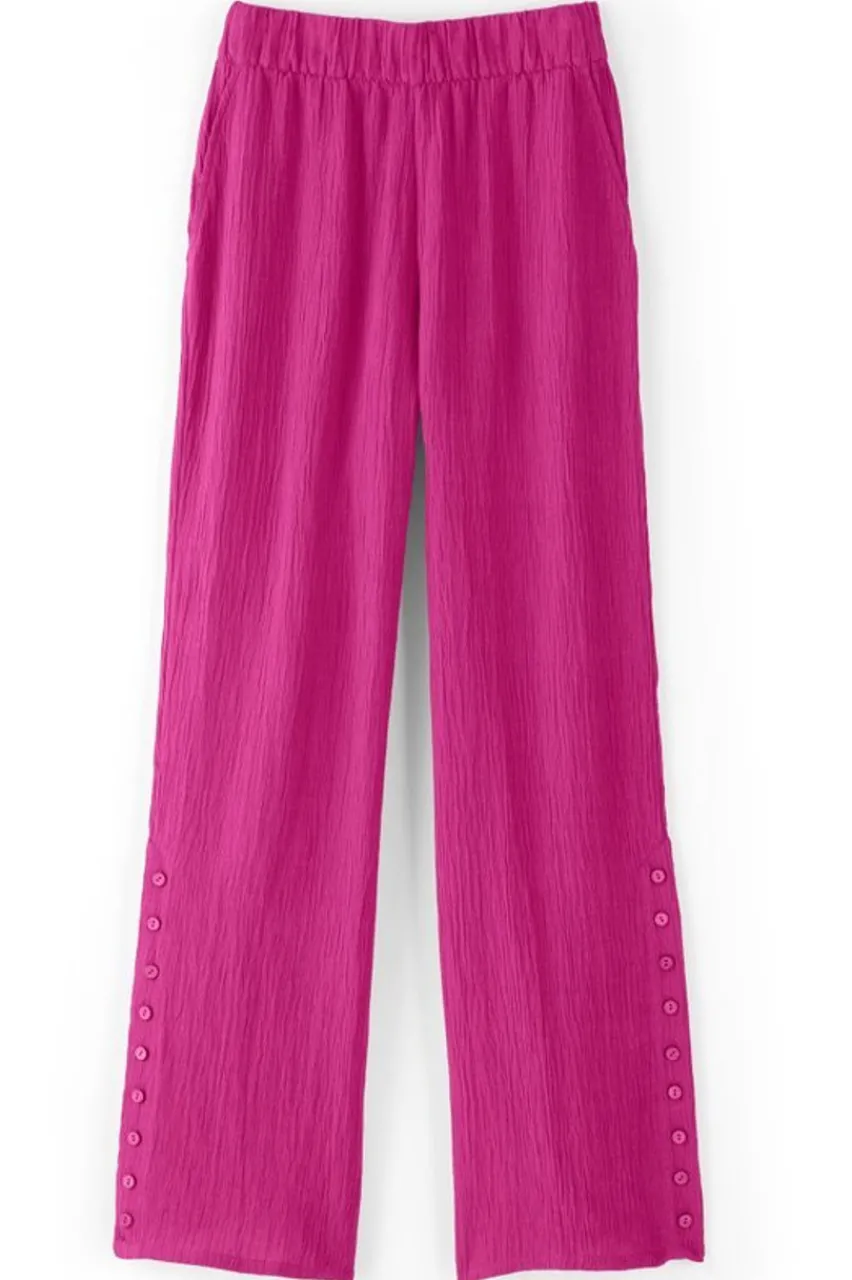 New Oceo Gauze Wide-Leg Pants Pants