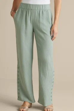 New Oceo Gauze Wide-Leg Pants Pants
