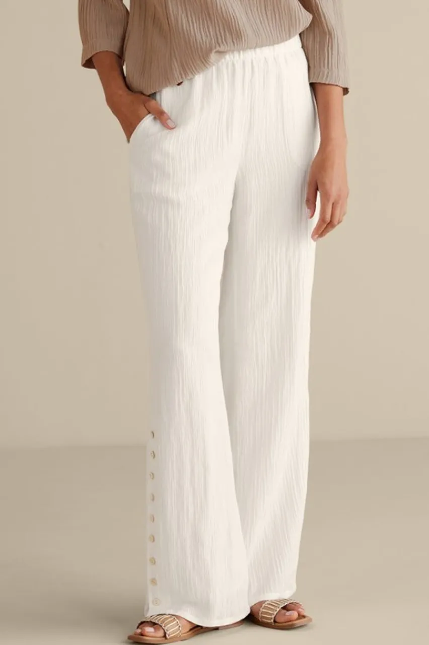 New Oceo Gauze Wide-Leg Pants Pants