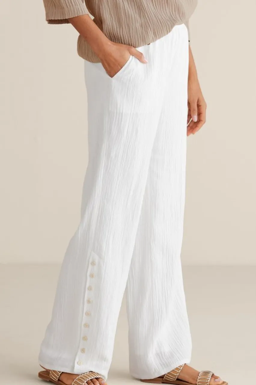 New Oceo Gauze Wide-Leg Pants Pants