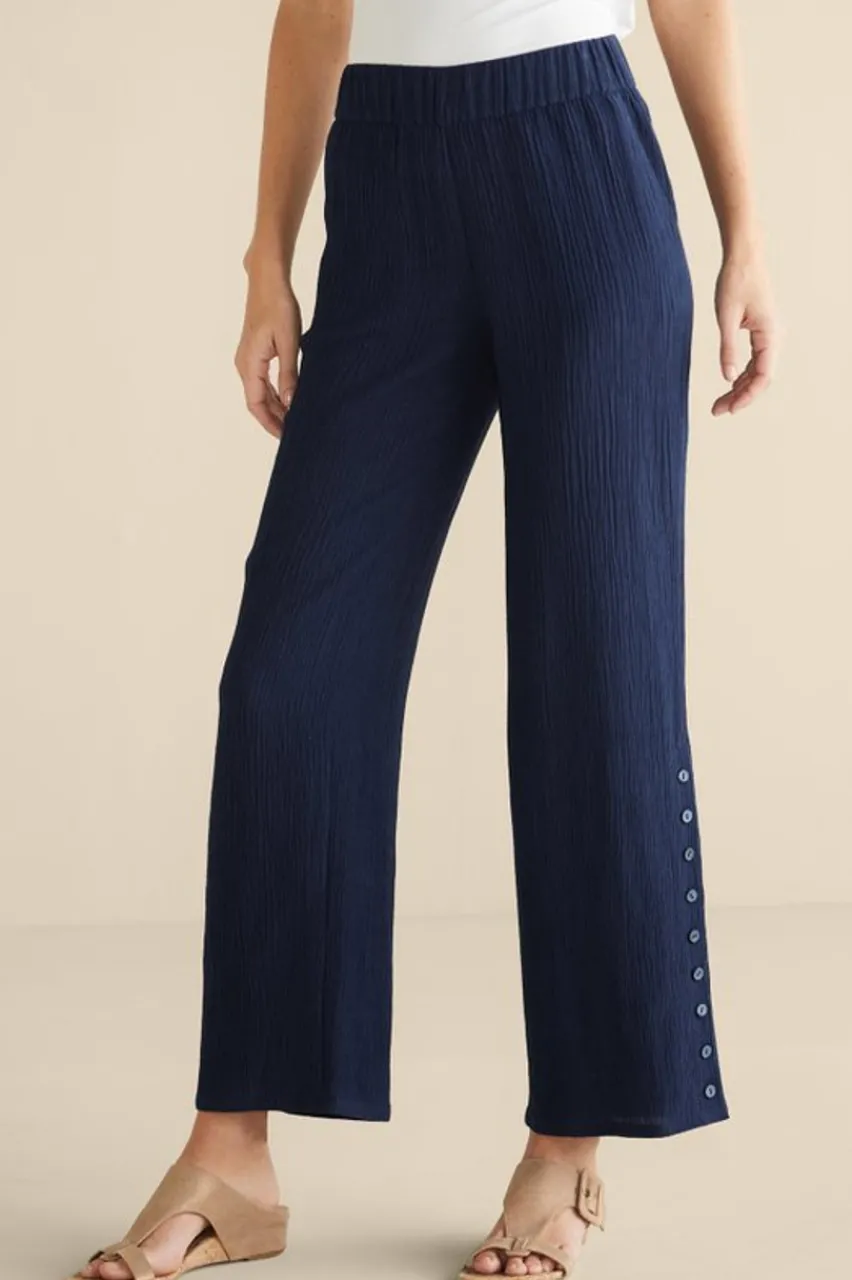 New Oceo Gauze Wide-Leg Pants Pants