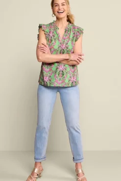 Best Paige Linen Blend Top Tops