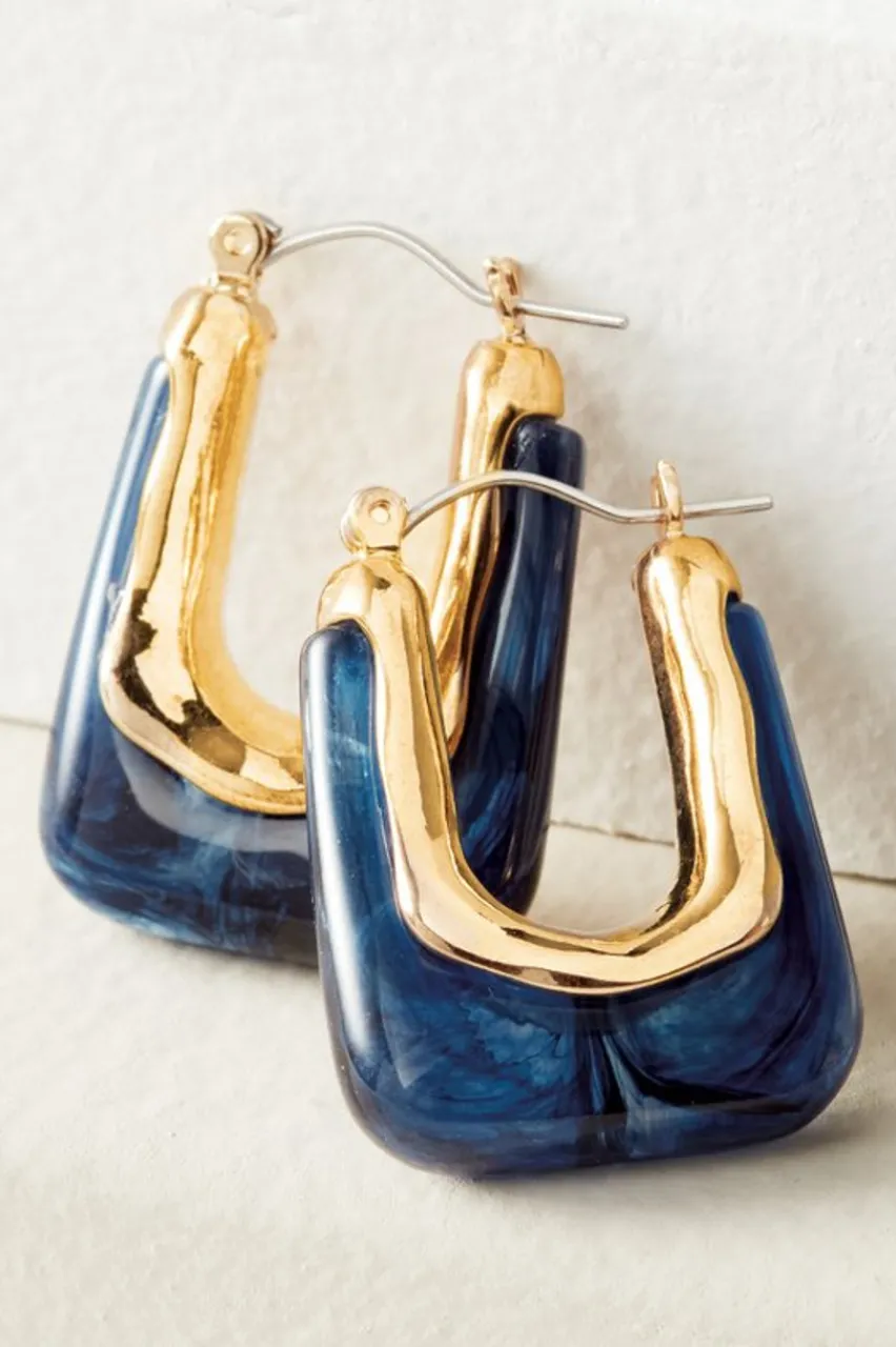 Parker Square Hoop Earrings Jewelry|Earrings