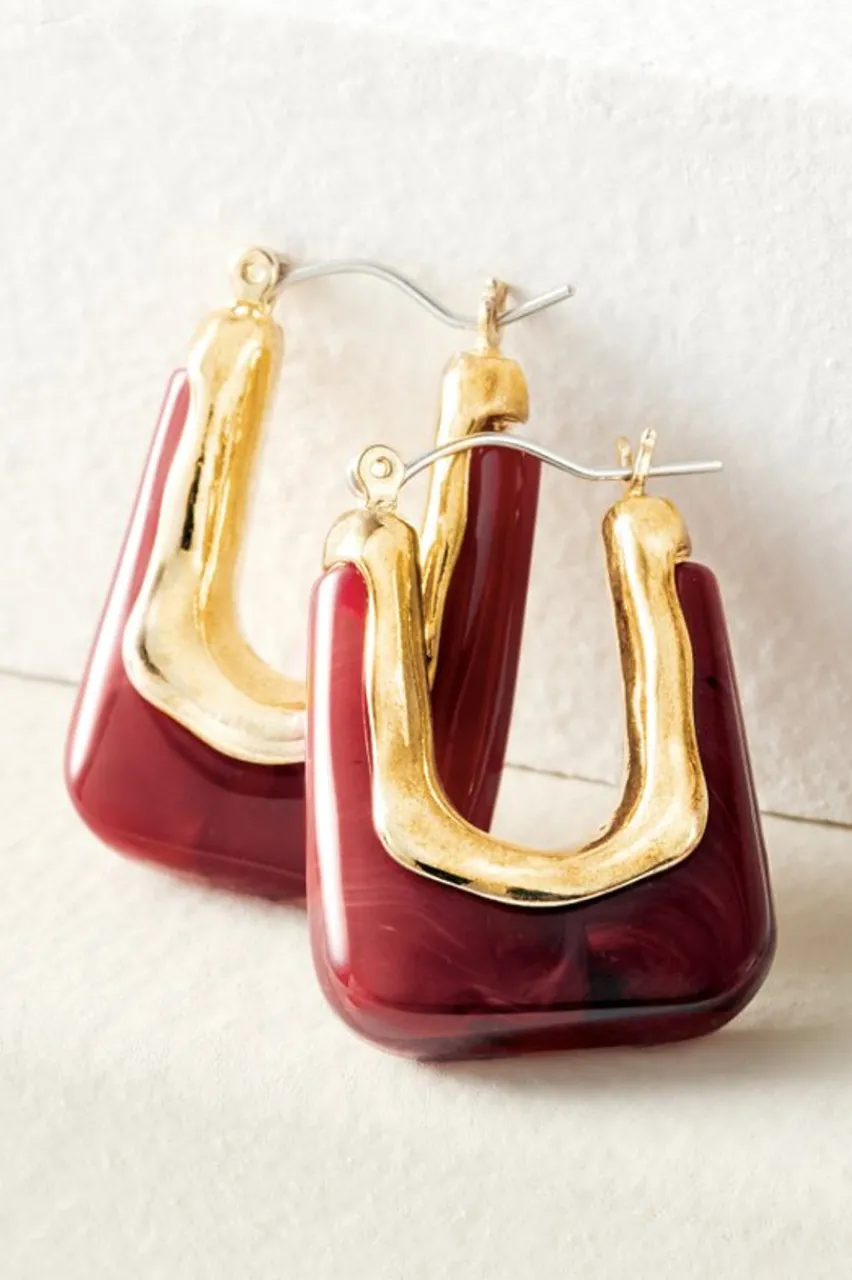 Parker Square Hoop Earrings Jewelry|Earrings