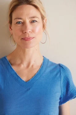 Best Philippa Gauze Sleeve Tee Tops