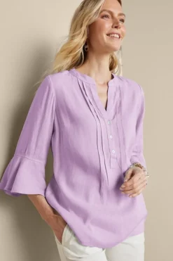 Outlet Raisa Linen Blend Top Tops