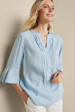 Outlet Raisa Linen Blend Top Tops