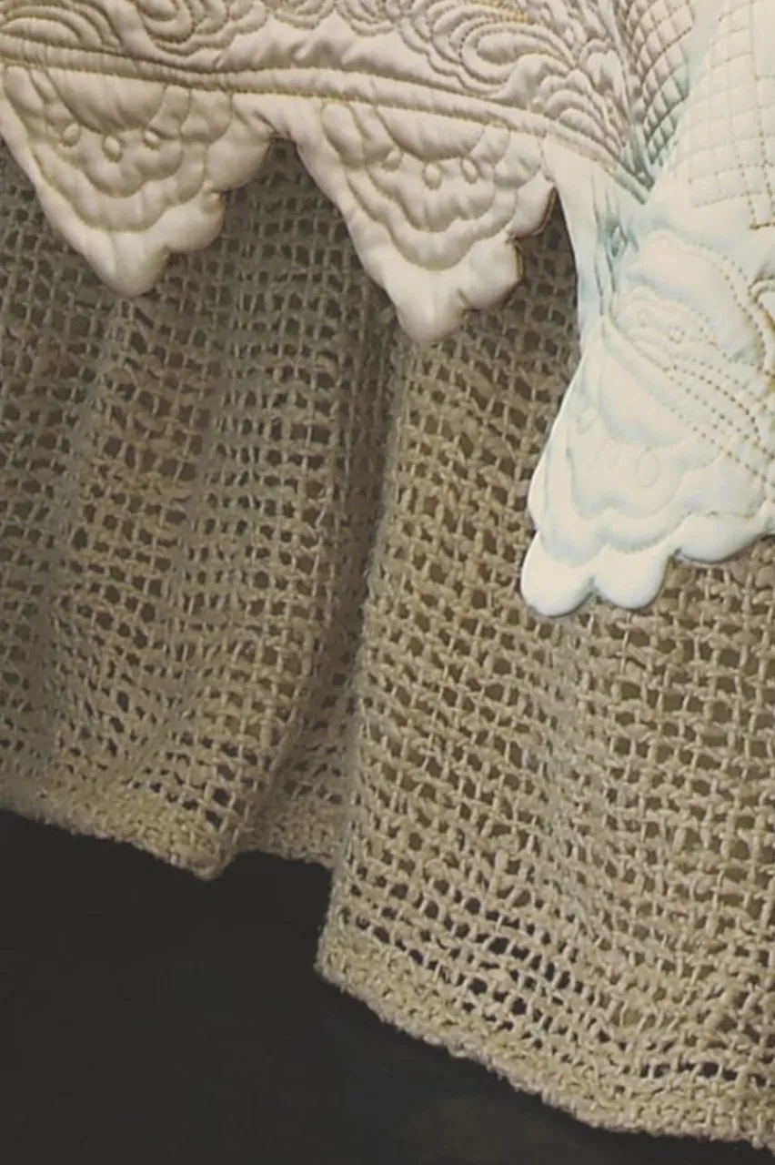 Discount Raw Silk Woven Bedskirt Bedding|Bedding Collections