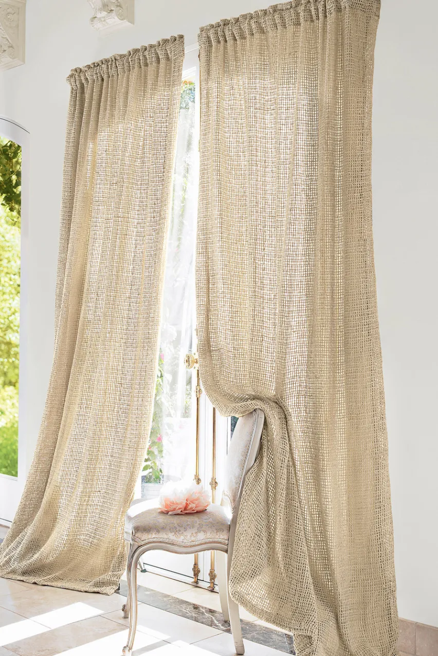 Sale Raw Silk Woven Drapery Panel Bedding Collections|Window Coverings