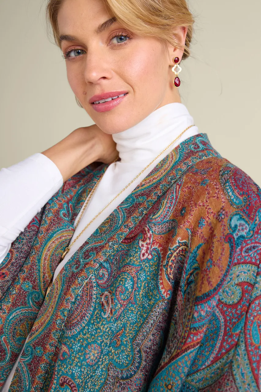 Best Rhea Woven Kimono Wrap Scarves & Wraps