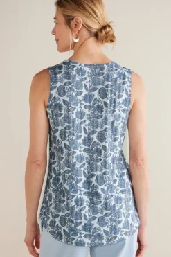 New Roxie Printed Pointelle Tank Tops