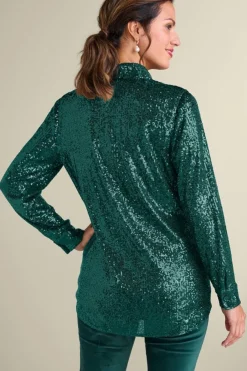 Best Sancerre Sequin Shirt Tops