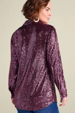 Best Sancerre Sequin Shirt Tops