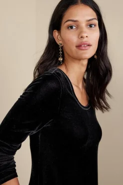 Best Santiago Stretch Velvet Dress Dresses