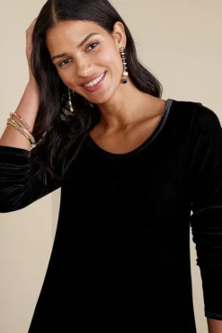 Best Santiago Stretch Velvet Dress Dresses