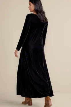 Best Santiago Stretch Velvet Dress Dresses