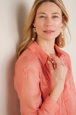 Online Savannah Embellished Tunic Tops