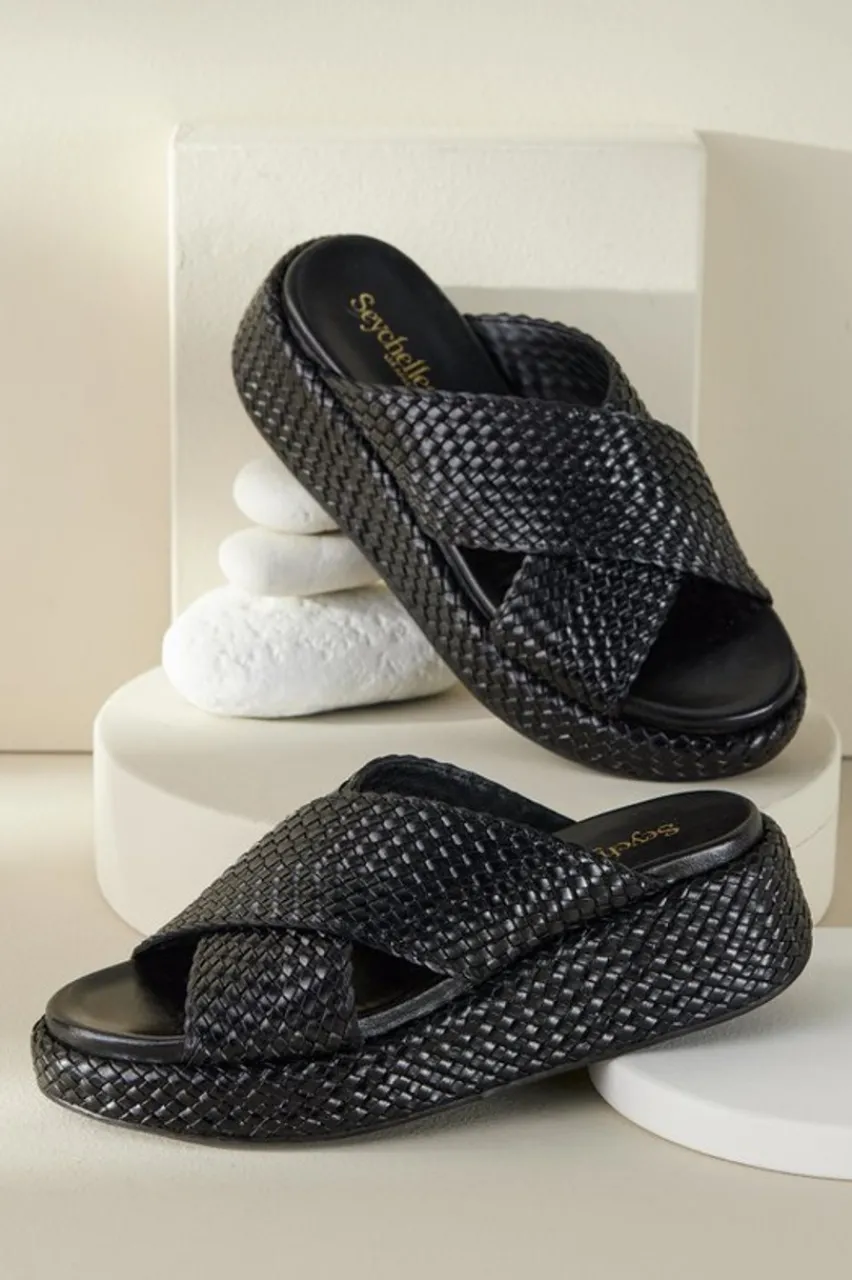 Clearance Seychelles Key West Platform Slide Shoes