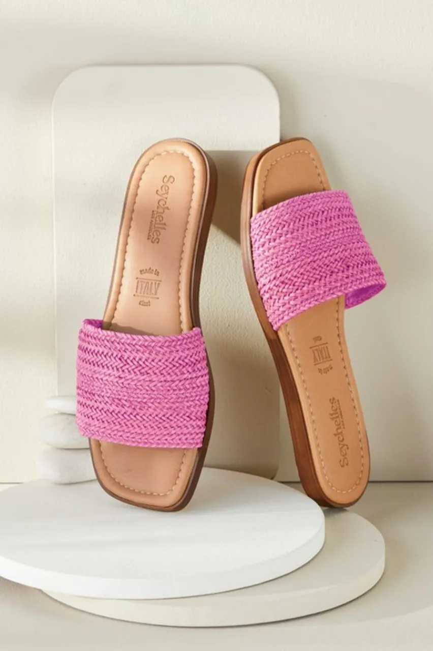 Online Seychelles Palms Perfection Woven Slide Shoes