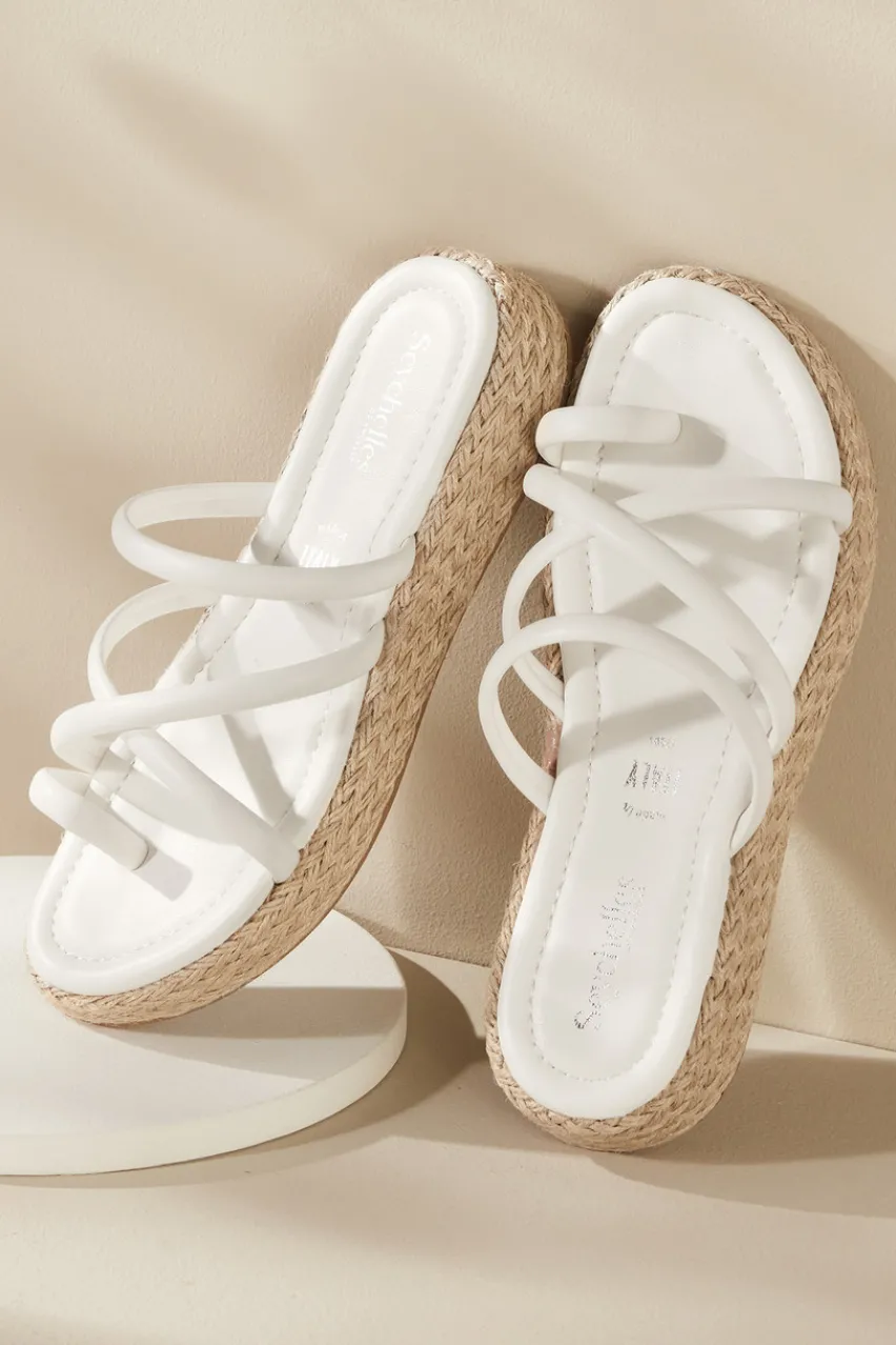 Hot Seychelles Rule The World Strappy Slide Shoes