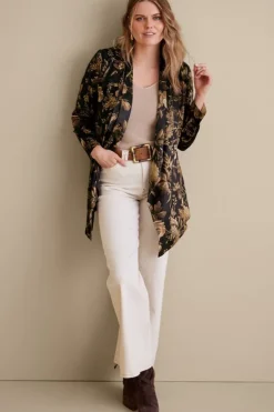 Hot Shape Drape Faux Suede Jacket Toppers|Jackets & Coats