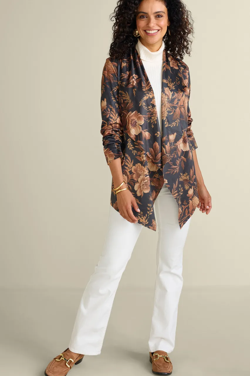 Hot Shape Drape Faux Suede Jacket Toppers|Jackets & Coats