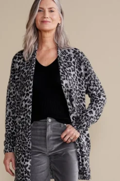 Outlet Sibyl Cashmere Printed Cardigan Tops|Sweaters & Cardigans