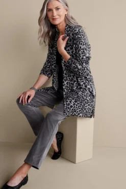 Outlet Sibyl Cashmere Printed Cardigan Tops|Sweaters & Cardigans