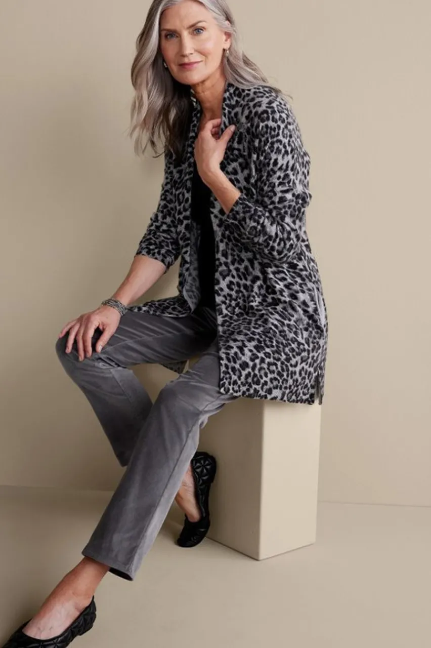 Outlet Sibyl Cashmere Printed Cardigan Tops|Sweaters & Cardigans