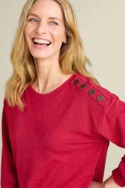 New Siesta Soft Button Shoulder Tunic Tops