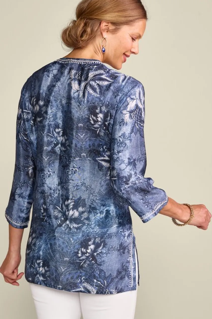Silvia Embroidered Tunic Tops|Tunics & Leggings