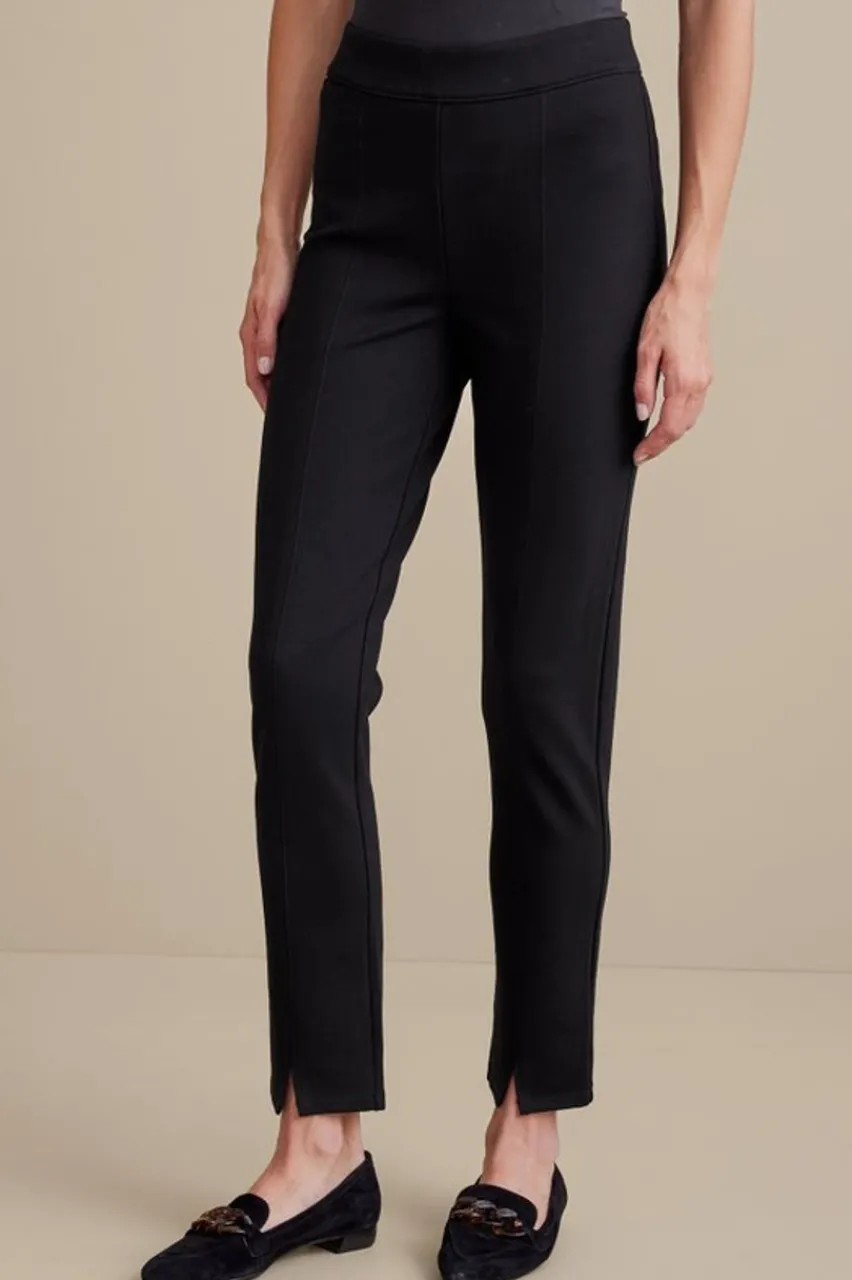 Hot Soft Essential Ponte Slim Ankle Pants Pants