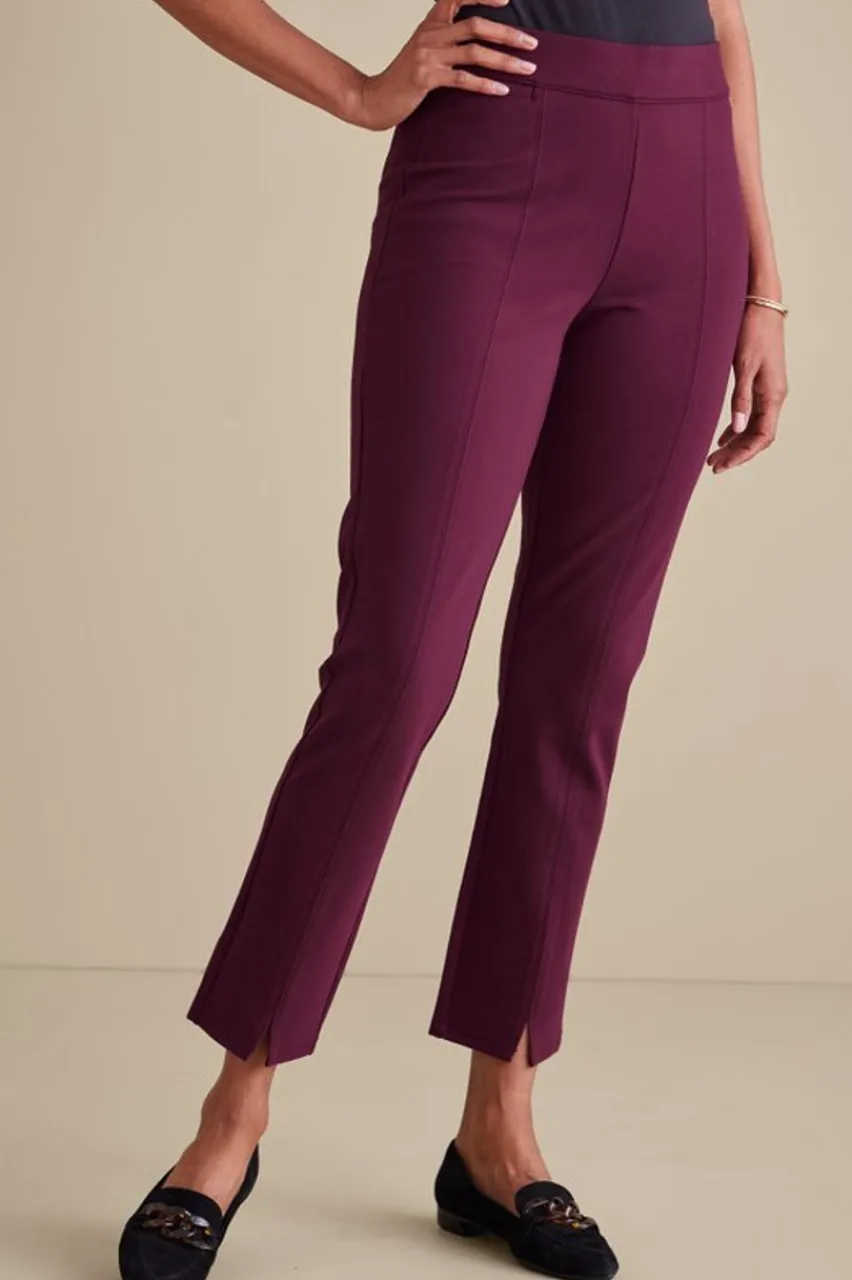 Hot Soft Essential Ponte Slim Ankle Pants Pants