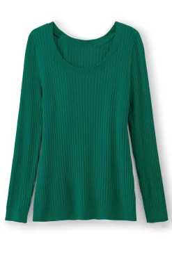 New Soft Essential Ribbed Pullover Sweater Tops|Sweaters & Cardigans