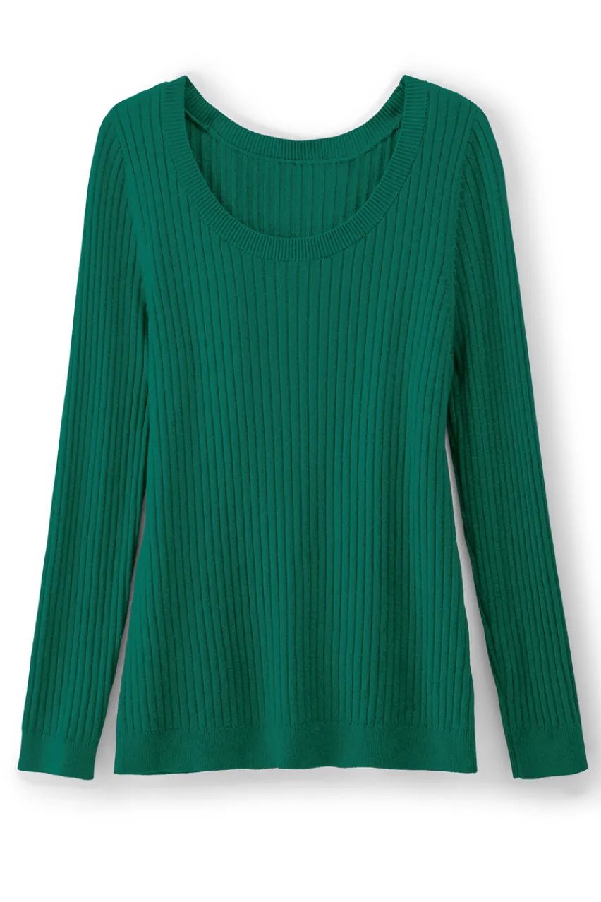 New Soft Essential Ribbed Pullover Sweater Tops|Sweaters & Cardigans