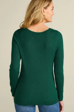 New Soft Essential Ribbed Pullover Sweater Tops|Sweaters & Cardigans