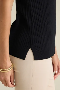 Discount Soft Essential Ribbed Turtleneck Tank Tops|Sweaters & Cardigans