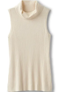 Discount Soft Essential Ribbed Turtleneck Tank Tops|Sweaters & Cardigans