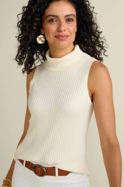 Discount Soft Essential Ribbed Turtleneck Tank Tops|Sweaters & Cardigans