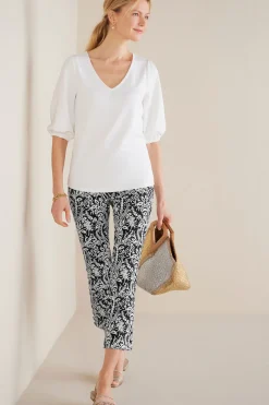 New Soft Essential Superla Slim Leg Crop Pants Pants