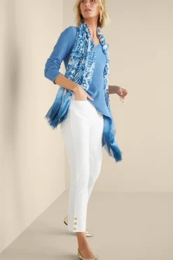 New Soft Essential Superla Slim Leg Crop Pants Pants