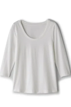 Clearance Soft Essential Supima 3/4 Sleeve Tee Tops