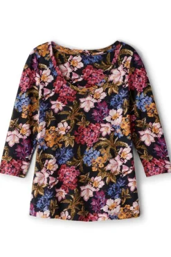 Hot Soft Essential Supima 3/4 Sleeve Tee I Tops