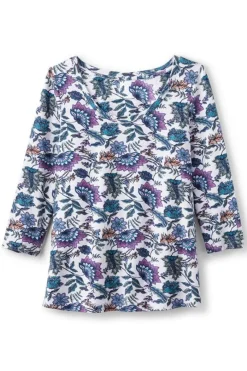 Hot Soft Essential Supima 3/4 Sleeve Tee I Tops