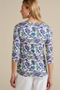 Hot Soft Essential Supima 3/4 Sleeve Tee I Tops